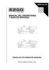 Ezgo 2004 Manual Del Propietario Y Guia De Servicio