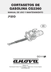 Anova PRO CG2360 Manual De Uso Y Mantenimiento