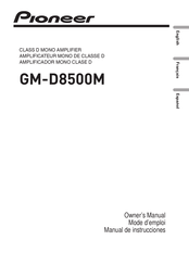 Pioneer GM-D8500M Manual De Instrucciones