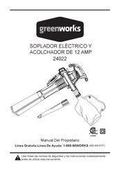 GreenWorks 24022 Manual Del Propietário