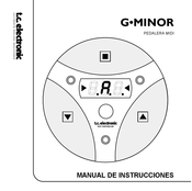 T.C. Electronic G MINOR Manual De Instrucciones