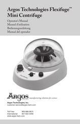 Argos Technologies FlexiFuge Manual Del Operador