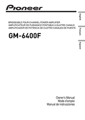 Pioneer GM-6400F Manual De Instrucciones