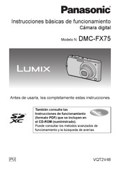 Panasonic Lumix DMC-FX75 Instrucciones Básicas De Funcionamiento