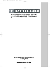 Philco AMP-C12U Manual De Instrucciones