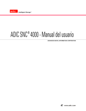 ADIC SNC 4000 Manual Del Usuario