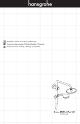 Hansgrohe Croma SAM Set Plus 160 04526 0 Serie Instrucciones De Montaje