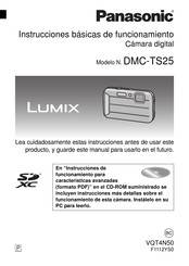 Panasonic Lumix DMC-TS25 Instrucciones Básicas De Funcionamiento