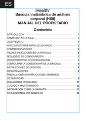 iHealth HS5 Manual Del Propietário