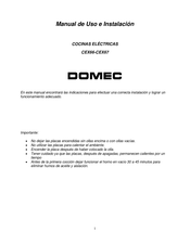 Domec CEX67 Manual De Uso E Instalación