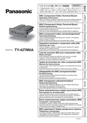 Panasonic TY-42TM6A Manual De Instrucciones