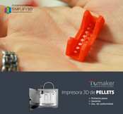 Tumaker Impresora 3D de PELLETS Manual De Usuario