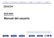 Denon RCD-M40 Manual Del Usuario