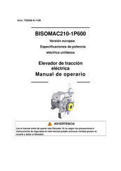 Altrex BISOMAC210-1P600 Manual De Operario