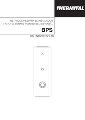 thermital BPS SOL 2000 HT Manual De Instrucciones Para El Instalador