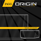 Zagg ORIGIN Manual De Usuario