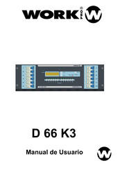 Work Pro D 66 K3 Manual De Usuario