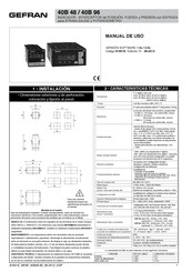 gefran 40B96 Manual De Uso