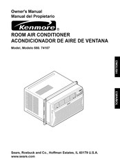 Kenmore 580.74107 Manual Del Propietário