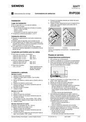 Siemens RVP330 Instrucciones De Montaje