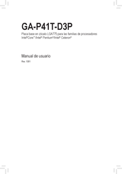 Gigabyte GA-P41T-D3P Manual De Usuario