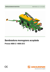 Amazone Precea 4500-2CC Instrucciones De Servicio