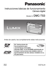 Panasonic LUMIX DMC-TS3 Instrucciones De Funcionamiento