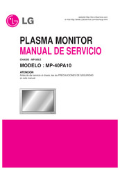 LG MP-40PA10 Manual De Servicio