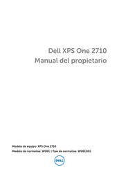 Dell XPS One 2710 Manual Del Propietário