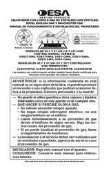 ESA CGS2718NA Manual De Funcionamiento