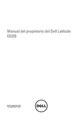 Dell Latitude E6220 Manual Del Propietário