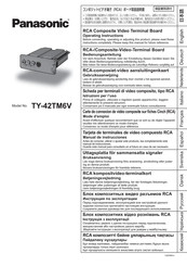 Panasonic TY-42TM6V Manual De Instrucciones