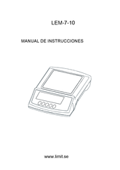 LIMIT LEM-7-10 Manual De Instrucciones