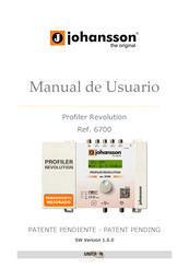 Johansson Profiler Revolution Manual De Usuario