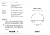 Marset LEDTUBE R Instrucciones De Montaje