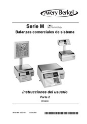 Avery Berkel M Serie Instrucciones Del Usuario