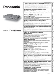 Panasonic TY-42TM6G Manual De Instrucciones