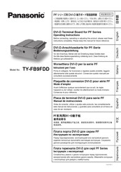 Panasonic TY-FB9FDD Manual De Instrucciones