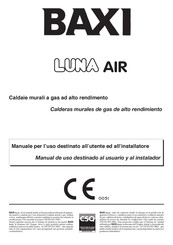 Baxi LUNA AIR Manual De Uso Destinado Al Usuario Y Al Instalador