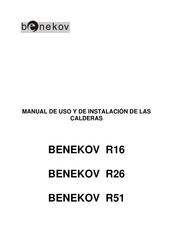 BENEKOV R51 Manual De Uso Y De Instalación