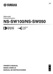 Yamaha NS-SW100 Manual De Instrucciones