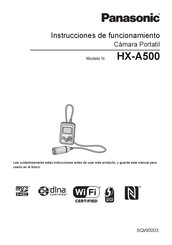 Panasonic HX-A500 Instrucciones De Funcionamiento