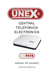 Unex F616 Manual De Usuario