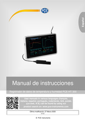 PCE Instruments PCE-HT 300 Manual De Instrucciones