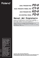 Roland PD-8 Manual Del Propietário