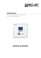 Ecler essentials eMCONTROL1 Manual De Usuario