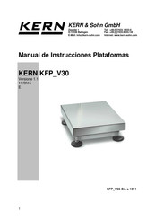 KERN KFP 60V30XLM Manual De Instrucciones
