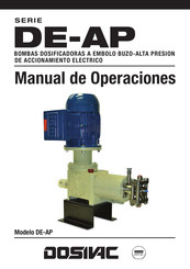 dosivac DE-AP 13/70 Manual De Operaciones