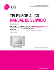 LG RM-20LA70 Manual De Servicio