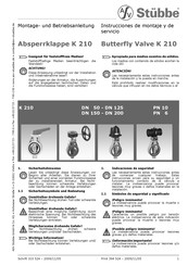 Stübbe K 210 Instrucciones De Montaje